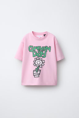 CAMISETA ESTAMPADA GREENDAY ® / Rosa - Zara фото 2