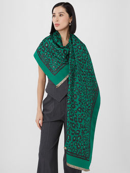 в составе ШЕРСТЬ и КАШЕМИР Большой, мягкий, теплый однотонный двусторонний палантин. - Tantino фото 3