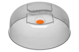 Крышка для СВЧ 26*26*9,5 см с клапаном дымчатая (модель 1026/01)