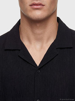 Regular Fit Krinkle Erkek G?mlek