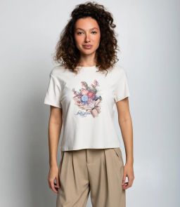 Футболка #КТ511 (5), светло-бежевый