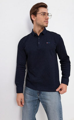 Поло д/р F321 -07-91 d.blue - Fine joyce фото 2