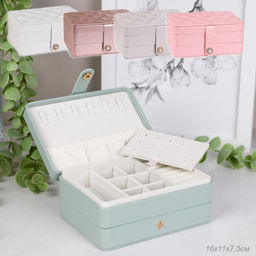 Шкатулка для украшений 16х11,3х7,5см / A329 /уп 72/