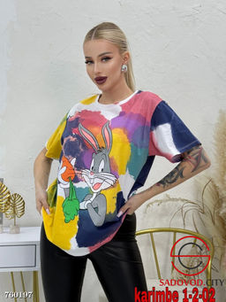 Футболка с принтом женская