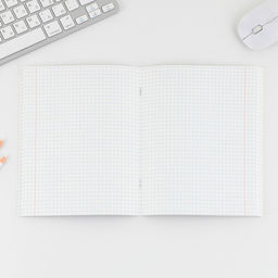 Тетрадь А5, 96 листов на скрепке, Пончики,обложка мелованный картон 230 гр., внутренний блок №1, в клетку 80 гр., белизна 96% - Artfox study фото 2