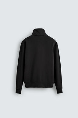 SUDADERA CUELLO CREMALLERA CINTA AARON LEVINE X ZARA / Negro  фото 9