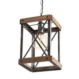 Светильник «Лунго» Е27 40 Вт черный 15×15×20-170 см