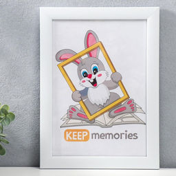 Фоторамка для фото 21×30 см Keep memories, Mila, пластик, белый