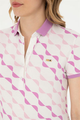 Женская фиолетовая футболка - U.s. polo assn фото 7