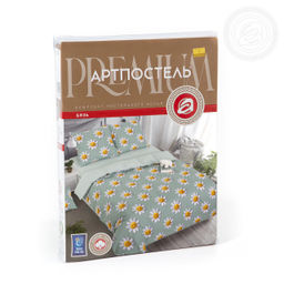 Постельное бельё Смайл (бязь премиум) 1,5 сп./Пододеяльник: 1 шт. - 215*143; Простыня: 1 шт. - 220*150; Наволочка: 2 шт. - 70*70; Премиум - Артпостель фото 5