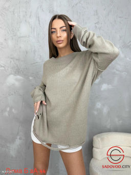 Джемпер удлиненный без горла - Bruno фото 7