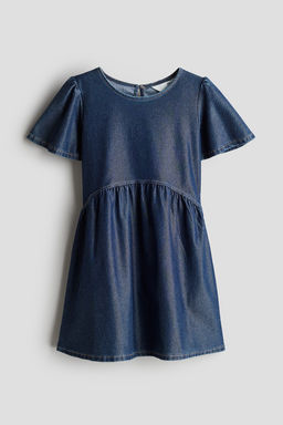 Vestido de punto efecto denim