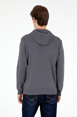 Мужской свитшот антрацитового цвета Неожиданная скидка в корзине - U.s. polo assn фото 5