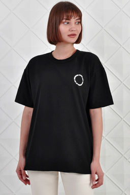 Арт. 3738 Футболка женская 42-52 (6 шт) Цвет:черный - Калинка фото 6