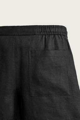 BERMUDA RELAXED FIT 100% LINO / Negro - Zara фото 14