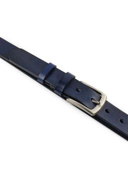 Мужской кожаный ремень Dierhoff ДРК 3050/2-30 Синий - Sergio valentini фото 4