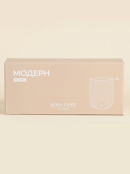 Стаканы SL Home «Модерн», 260 мл, 7.5×9.5 см, набор 6 шт., стекло, зелёные