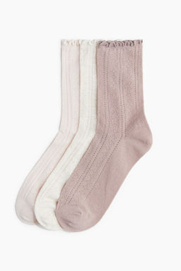 Pack de 3 calcetines en punto pointelle - H&m фото 2