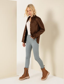 Kahverengi Comfort Fit Deri G_mlek