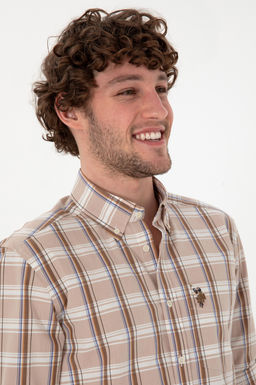 Erkek A__k Haki Uzun Kollu G_mlek Sepette S_rpriz _ndirim - U.s. polo assn фото 2