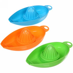 Цена за 6 шт. Соковыжималка пластиковая для цитрусовых 22,5*12*6см, цвета микс