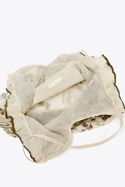EMBROIDERED DETAIL TOTE BAG - Zara фото 6