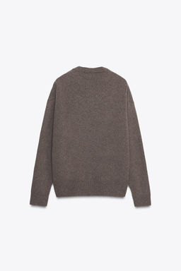 CASHMERE AND WOOL LONG SLEEVE SWEATER - Zara фото 6