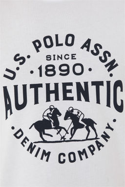 Мужская белая футболка - U.s. polo assn фото 7