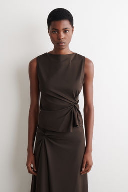 TOP CON DETALLE DE NUDO - H&m фото 3