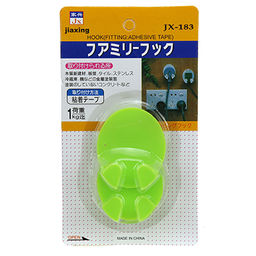 Держатель для электрической вилки на липучке, набор 2 штуки, 5х6х2,6см, пластмассовый, цвета микс, в блистере (Китай) - Домашняя мода фото 6