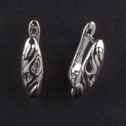 Швензы для сережек родированные