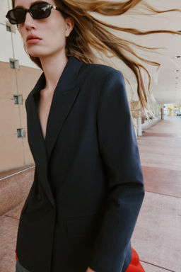 OVERSIZE DOUBLE-BREASTED BLAZER - Zara фото 12
