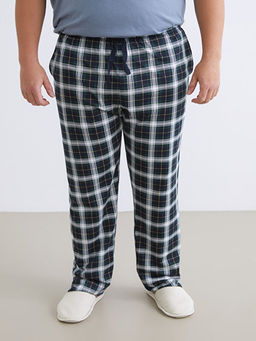 B?y?k Beden Standart Kal?p Ekose Erkek Pijama Alt