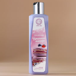 Гель для душа 250 мл, аромат черничный макарун, URAL LAB фото 8