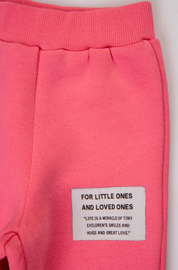 Теплый костюм для девочки из футера с начесом Bonito  фото 13