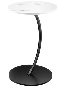 Стол журнальный 39,5*39,5*62 см, белый, круглый