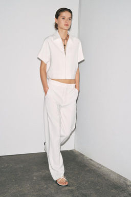 ZW COLLECTION CROPPED JACKET - Zara фото 2