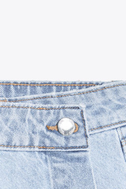 Z1975 WRAP DENIM SKORT