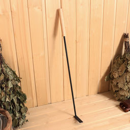 Кочерга металлическая, с деревянной ручкой, длина 90 см, Добропаровъ  фото 2