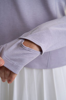 Лонгслив half-zip Фиолетовый ANTA RUNNING LS Tee
