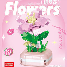 Конструктор "Цветок" (108 дет.) в коробке