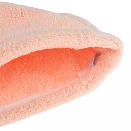 Парео махровое "Свежий букет" 70х175см, хлопок 100%, на резинке с липучкой, на кнопке, с вышивкой; с чалмой на пуговице 68х25см, персиковый (Китай)