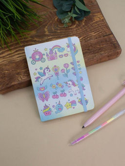 Блокнот (А6) "Unicorn fairytale", yellow (10.5*14.5)
