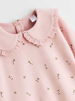 Bebe Yaka K?z ?ocuk Sweatshirt