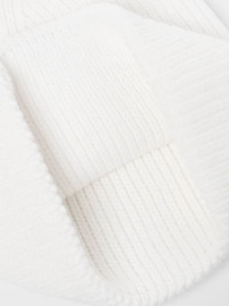 Шапка жен. шерсть+акр LB-BR55044 white - Labbra фото 3