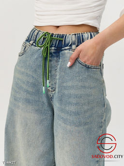 Джинсы багги широкие женские - Bruno фото 7