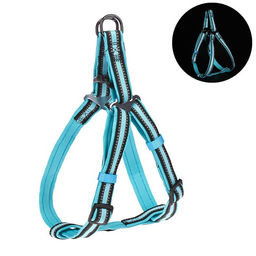 Шлейка двуслойная неопрен и полиэстер, светоотражающая, 44-68 х 2 см, синяя