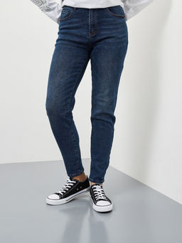 Утепленные женские джинсы мом с начесом - Mossmore фото 4