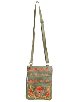 Сумка натуральная кожа через плечо №1114/42 - Ганг фото 2