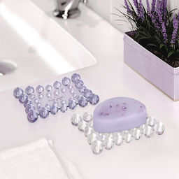 Набор мыльниц настольных, 2 шт., 13,5*10*1,9 см, LAVANDE, шт - Valiant фото 3